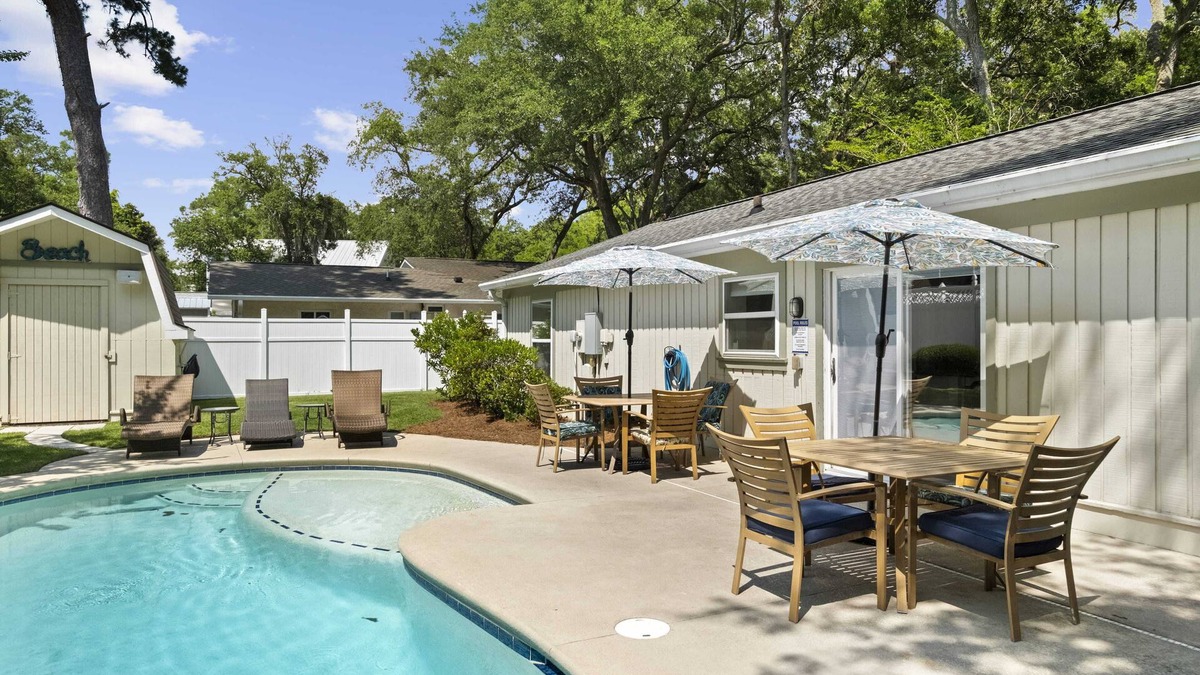 Folly Field House | Private Pool, Peaceful Location, Walk to Beach Home!