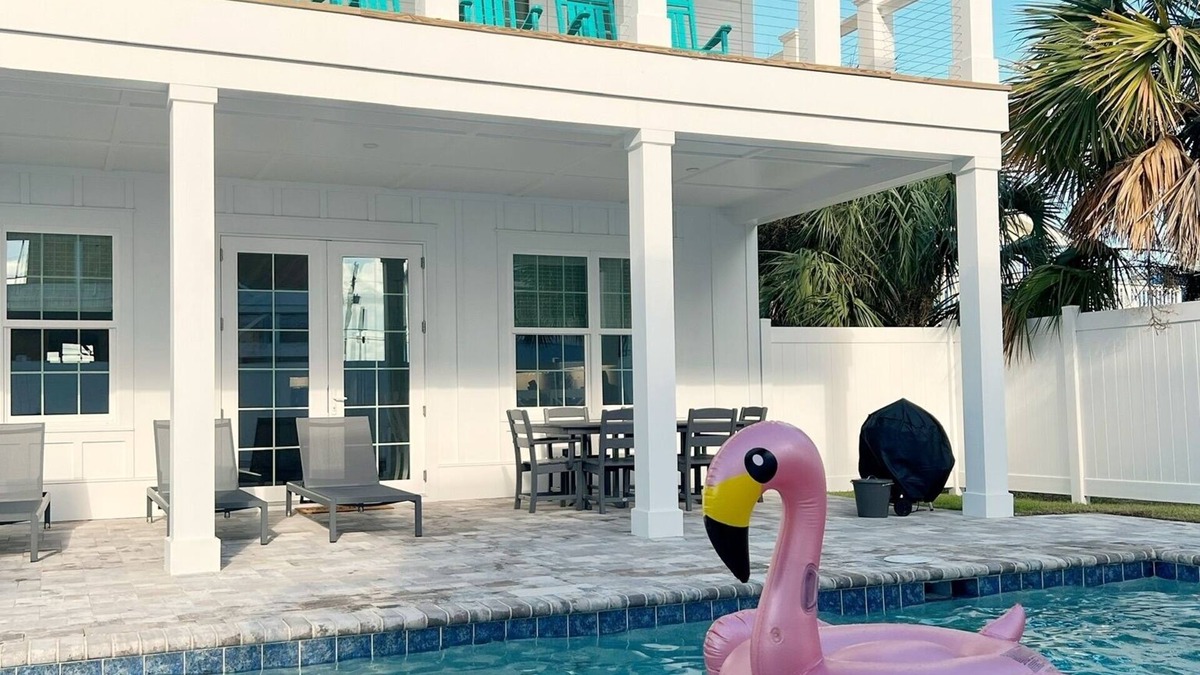 Bid-a-wee Beach House | Private pool! Private Beach Access! Room for the whole family or team!