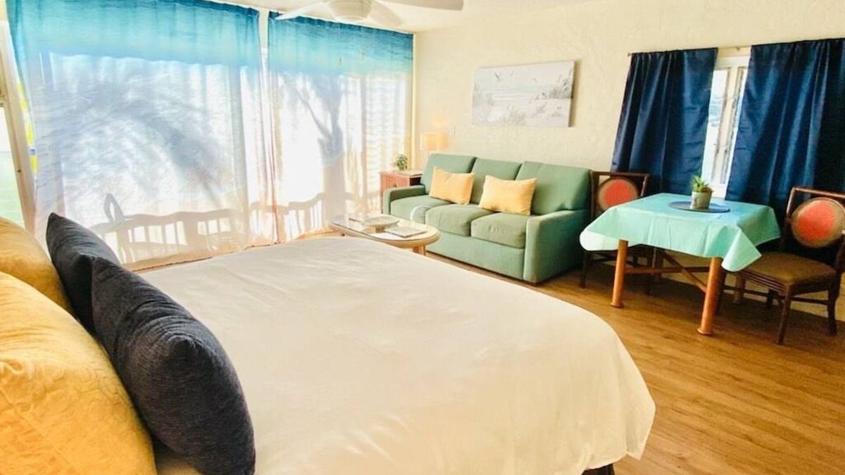Poipu Apartment | Private Prince Kuhio Studio Sleeps 4. A/C and Plenty of Ocean Breeze