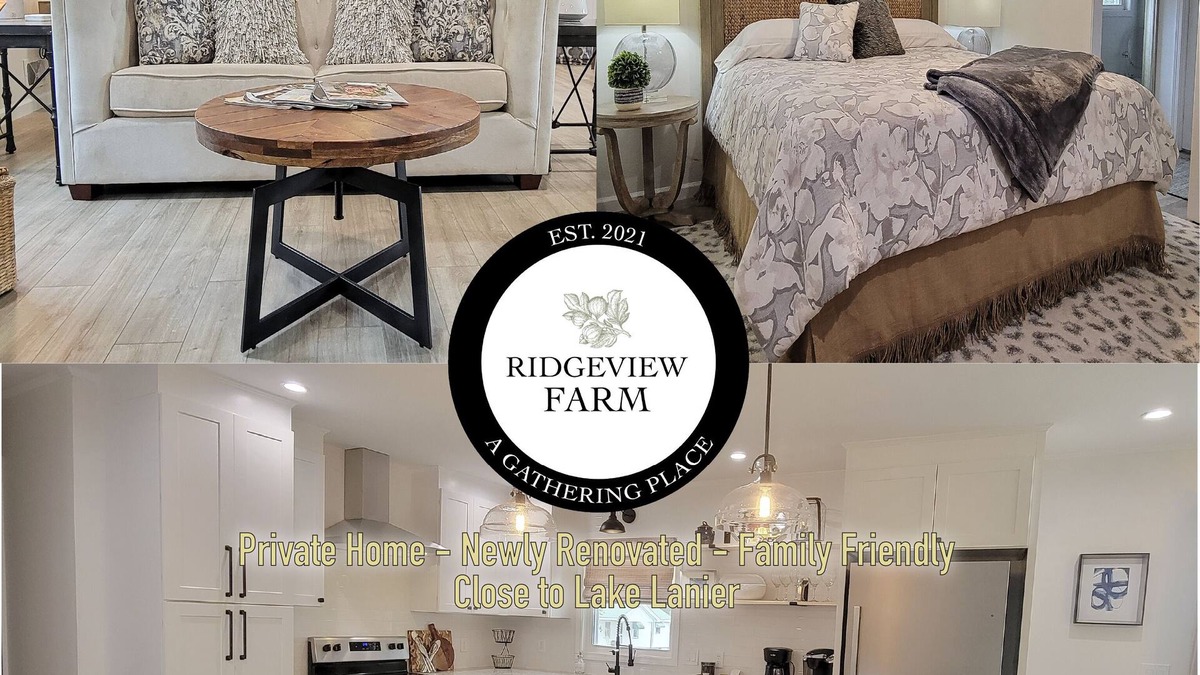 Flowery Branch House | Private Retreat - Renovated - Close to Lake Lanier and Road Atlanta