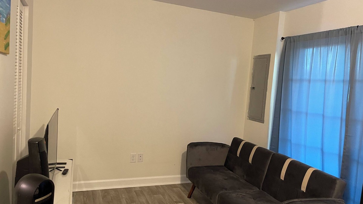 Morgantown Apartment | Private room with study and bath