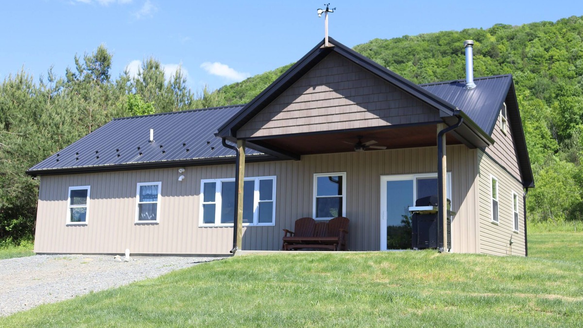 Beaver Dams House | Private, rural and cozy. Pavilion with gorgeous view.
