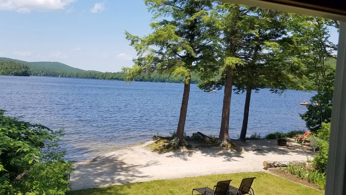Raymond House | Private sandy beach, clean quiet lake, AC in all bedrooms