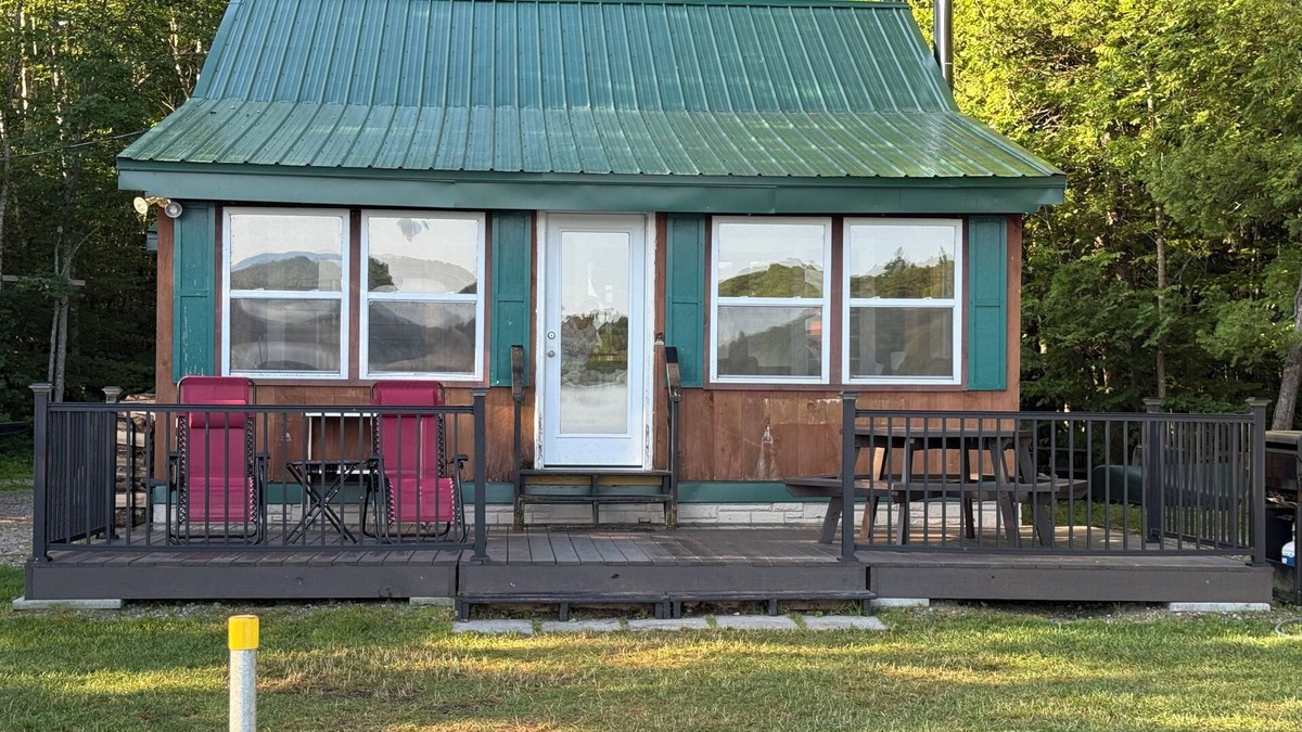 Farmington Falls Cottage | Private & secluded waterfront cabin on 5 acres 3 bedroom 1 bath amazing views