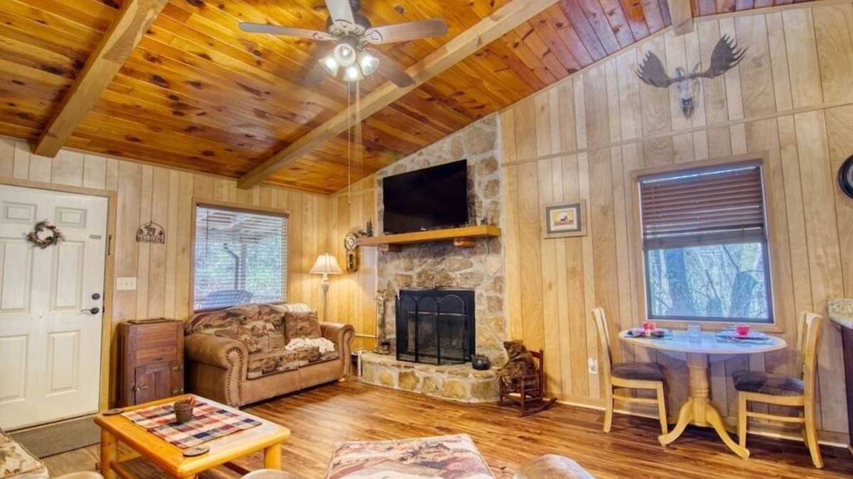 Cosby Cabin | Private - Spacious- Creek Lined Cabin