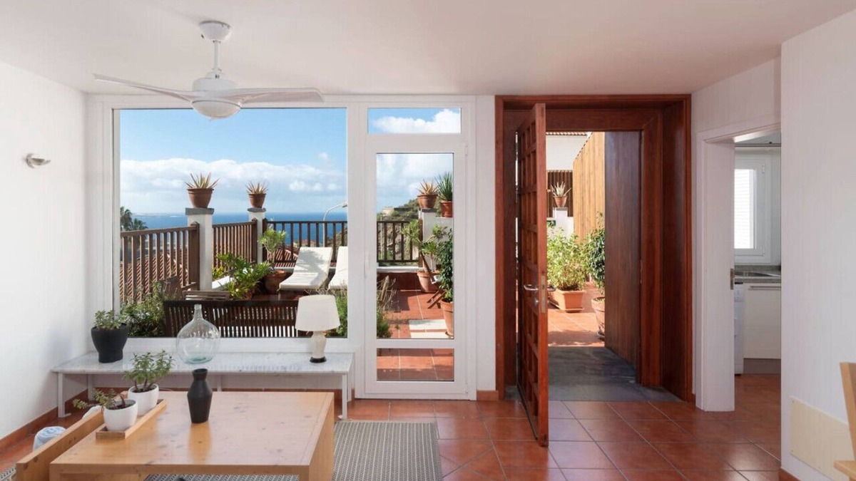 La Mancha Apartment | Private sun terraces with ocean/volcano views [I]