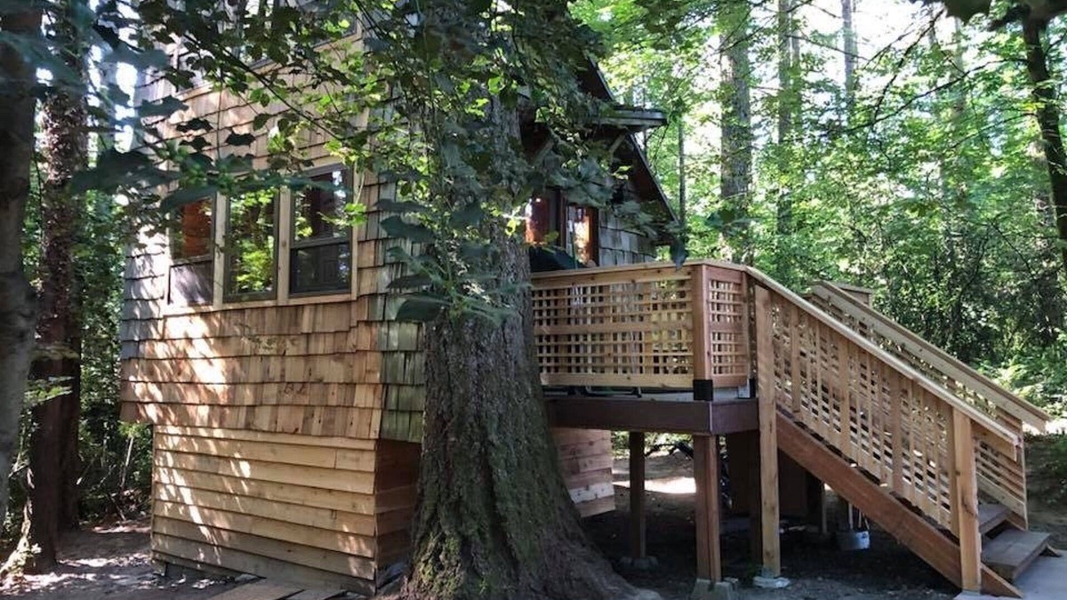 Beaverton Cabin | Private tiny forest cabin near Portland and local wineries.