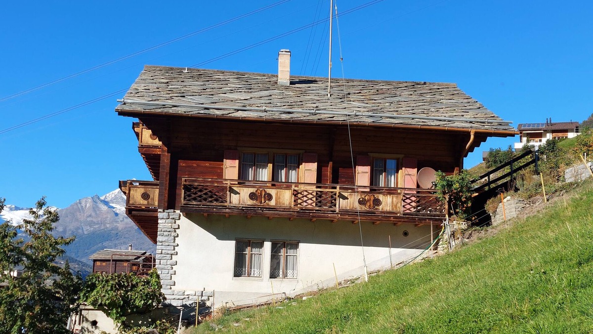 Staldenried Gspon Ski Chalet | Private Traditional Swiss Chalet in Heart of Alps.
