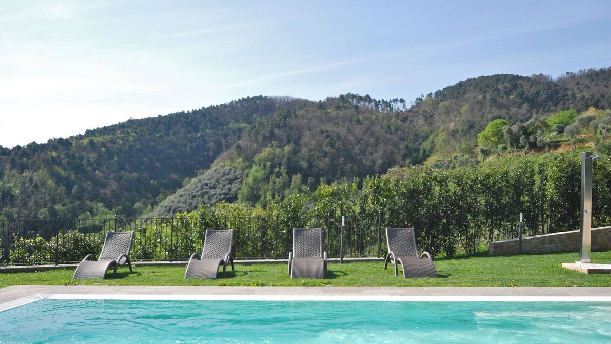 Vicopelago Villa | Private Villa with A/C, WIFI, private pool, TV, terrace, panoramic view, parking, close to Lucca
