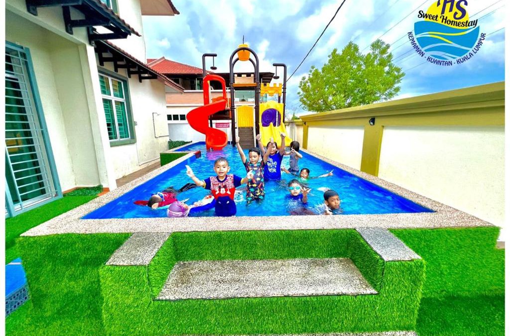 Cherating House | Private Water Park at Cozy House HS Sweet Homestay