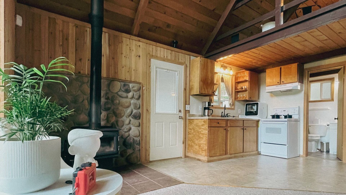Mason County Cabin | Private Waterfront Cabin on Lake: Cloudloft Cabin