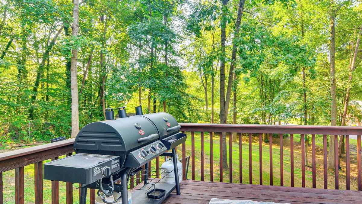 High Point House | Private Yard & Deck: High Point Home Base!