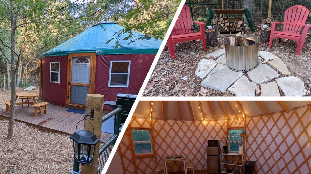 Elgin House | Private Yurt with AC & Heating.