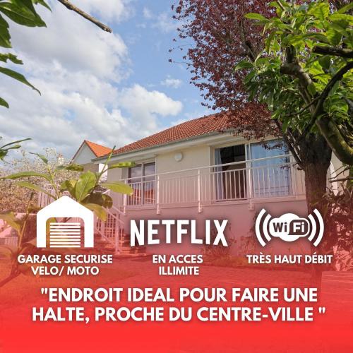 Chaumont Bed & Breakfast | Proche Centre, Gare, Parc, Parking by Maison Bonhage