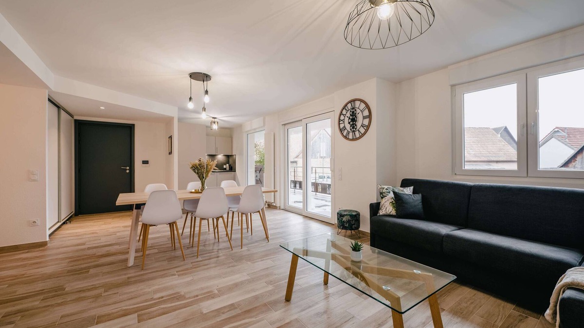 Boofzheim Apartment | Proche Europapark ! Appartement « Bouleau » Neuf et Tout Confort