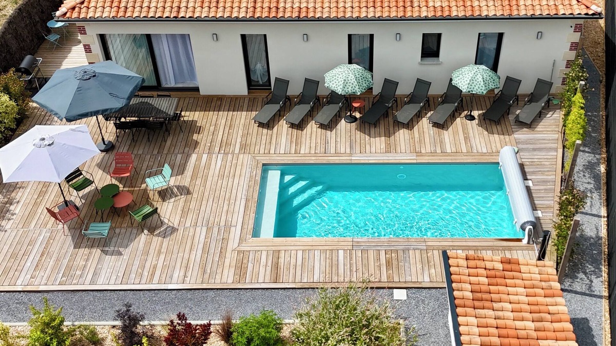 Vielle-Saint-Girons Villa | Proche Léon Villa 8 Personnes, Piscine Chauffée à 5 km de L'océan