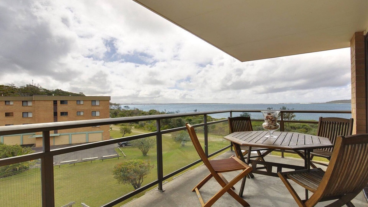 Nelson Bay Apartment | Promenade 11, 8 Intrepid Close - air conditioned unit with beautiful water views