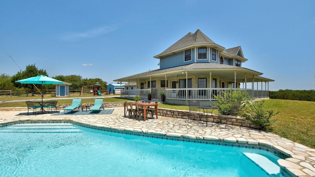 Wimberley House | Prosit Ranch - 300 Acre Private Ranch w/360 Degree Views & Wrap-Around Porch