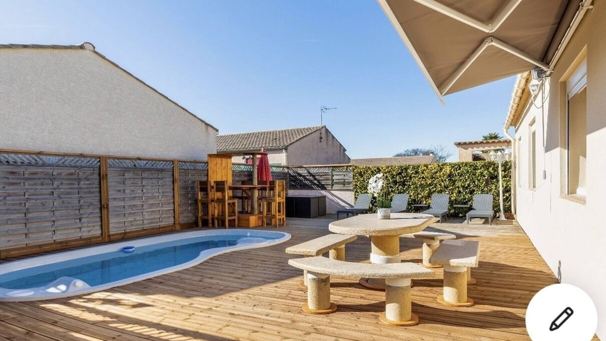 Montady Villa | Providence 8 pers private Jacuzzi, private pool, 15 minutes from the sea