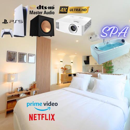 Saint-Roch - Badouillere - Chavanelle Apartment | PS5, Cinéma & Jacuzzi - Skyline Luxe