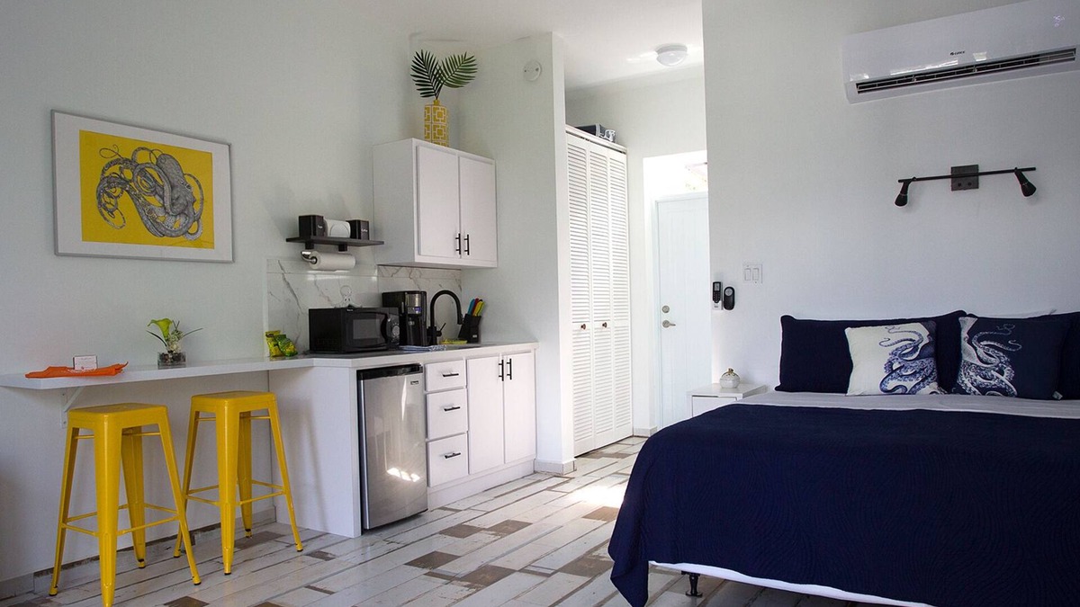 Puntas Apartment | ★ Pulpo Loco Loft - Stylish, sparkling clean loft - Walk to Sandy Beach ★