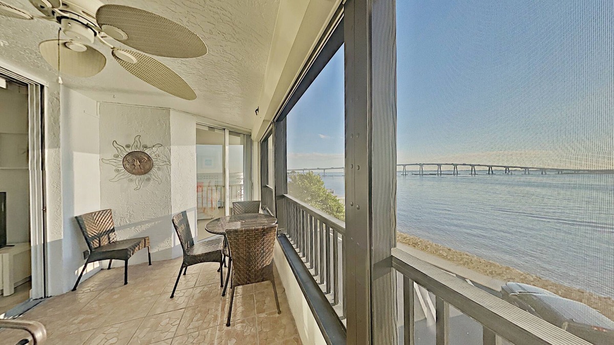 Punta Rassa Condo | Punta Rassa #202 PICTURESQUE WATERFRONT 2 BED CONDO MINUTES FROM SANIBEL