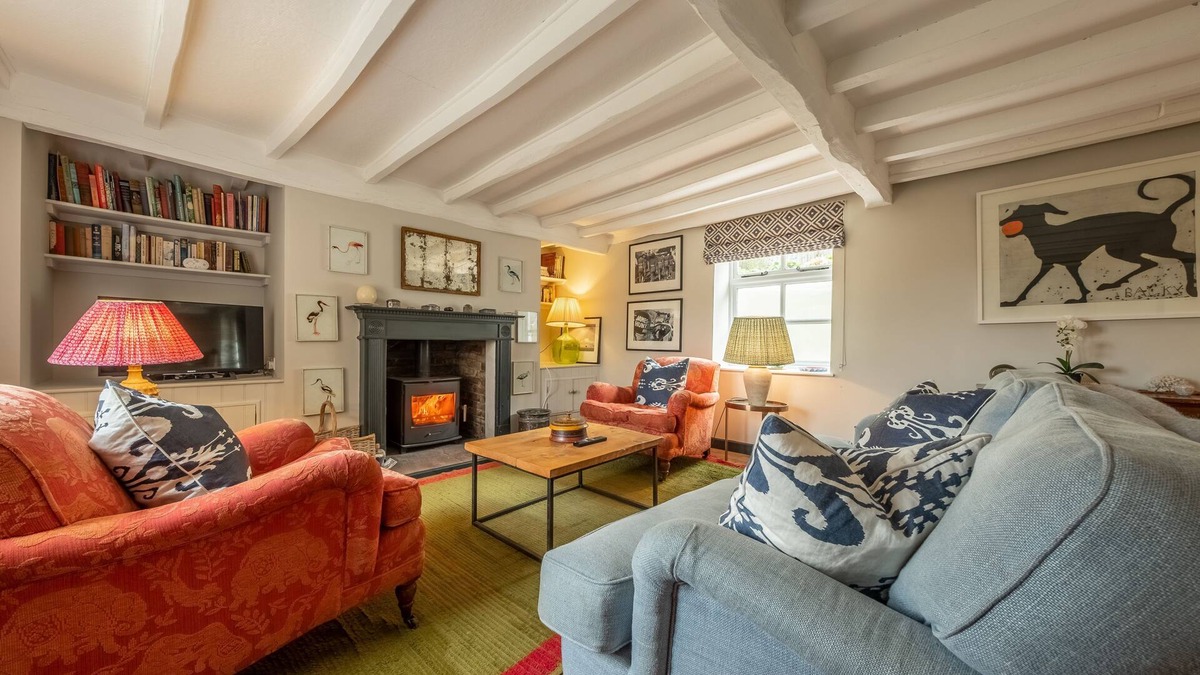 North Creake Cottage | Put your feet up in front of the cosy wood burner in this lovely character cottage, and you will fee