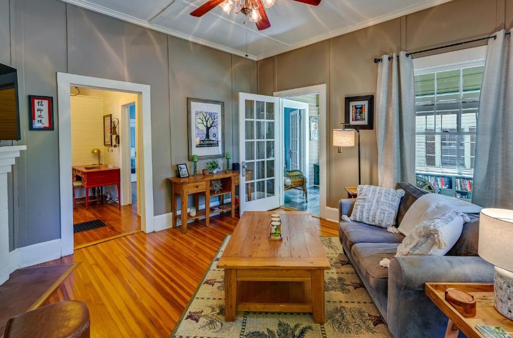 Anderson House | Quaint Anderson Home with Sunroom, Walk To Downtown!