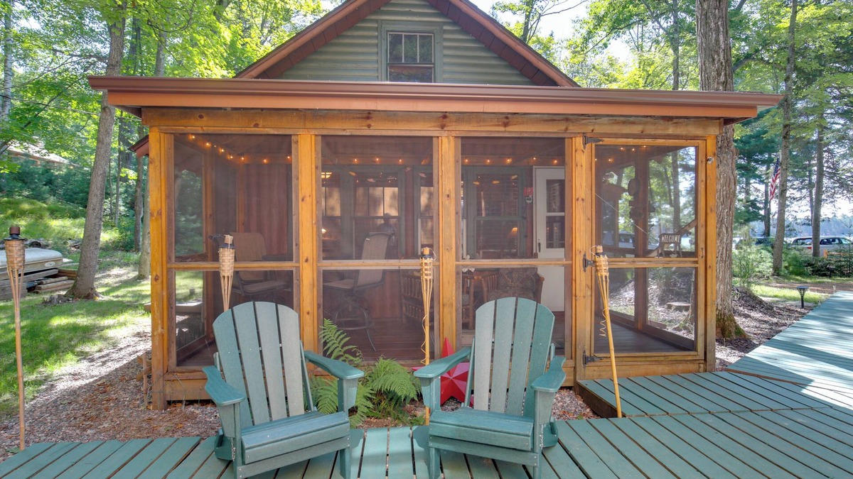 St Germain Cabin | Quaint & Cozy Lake Cabin w/Dock & Beach Access!