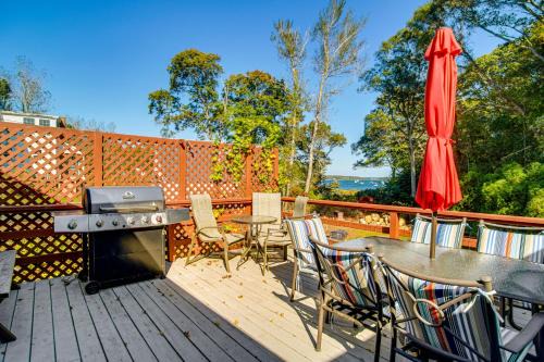 Cotuit House | quarter Mi to Beach Home with Cotuit Bay View!