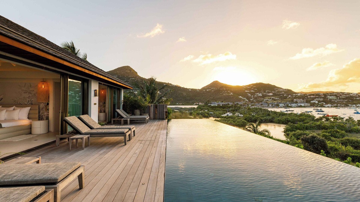 Anse du Grand Cul-de-Sac Villa | Quartz is a jewel in front of the sea with a large and nice view of the ocean