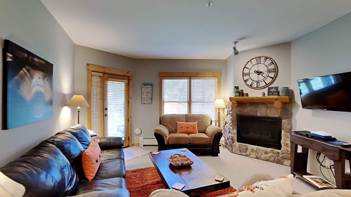 Mountain House Condo | Quick walk to Keystone lifts, heated garage parking & convenient access.