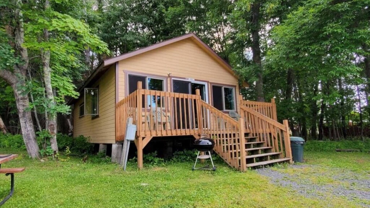 Ray Cabin | Quiet 2 Bedroom Bass Cabin in the Trees
