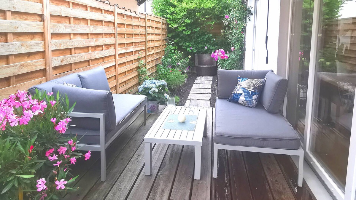 Leopoldskron-Moos Apartment | Quiet, bright, sunny 2-room apartment, best facilities, great terrace, wheels
