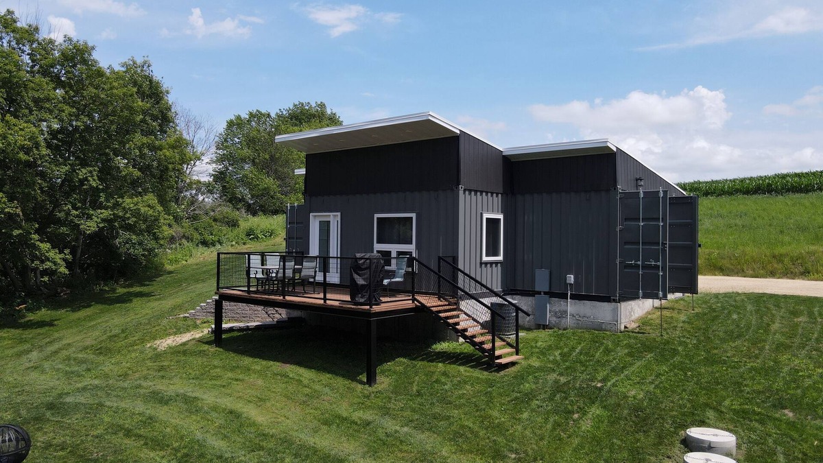 Westby Cottage | Quiet countryside shipping container home. Relax or enjoy outdoor recreation
