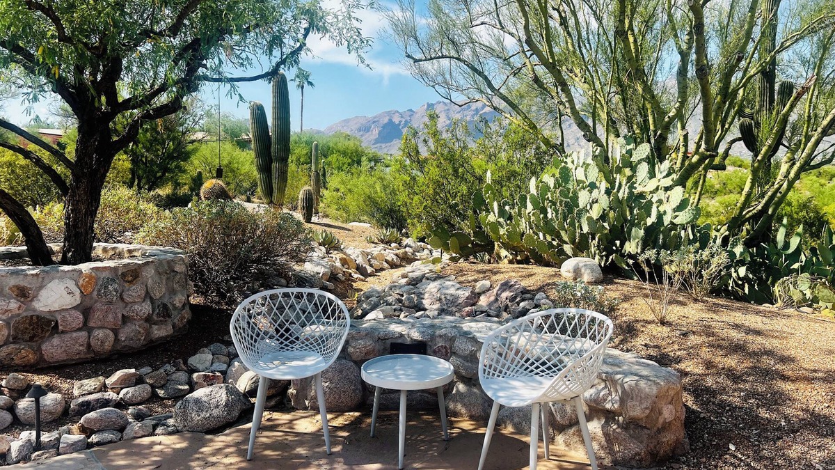 Flecha Caida Ranch Estates House | Quiet desert getaway with beautiful views and heated pool, pet-friendly