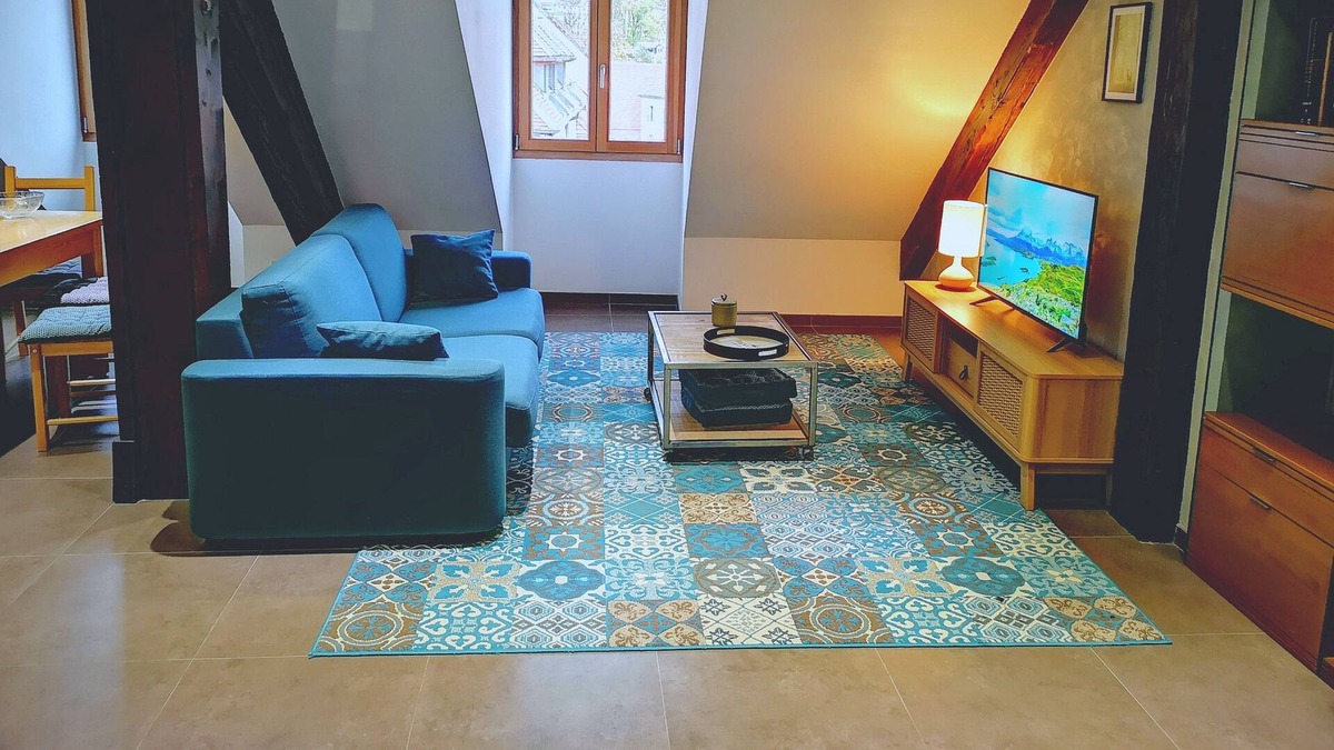 Pontarlier Apartment | Quiet duplex apartment on main street