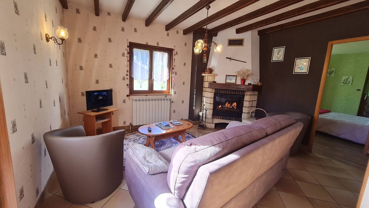 Gerbepal Cottage | Quiet house with fireplace near Gérardmer