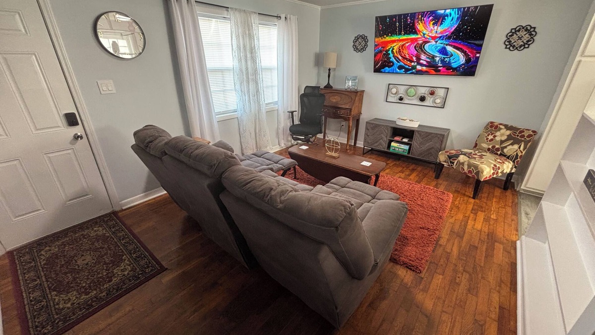 Lincolnton House | Quiet in Town Living with EV Charger, Spacious Vehicle Parking.