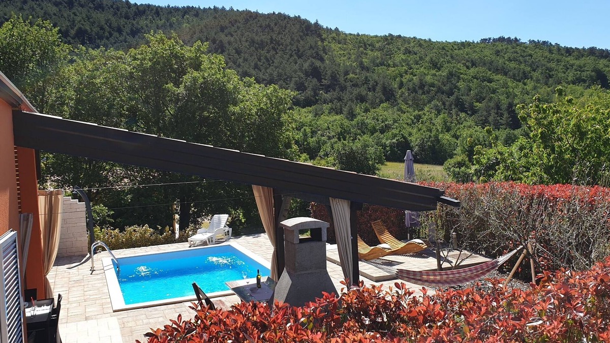 Labin House | Quiet modern house with pool Labin Rabac Ripenda in the mountains 10min to the beach