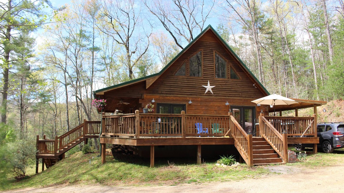 Murphy Cabin | Quiet Mountain Cabin Ideally Situated on 10 private wooded acres, Murphy, NC