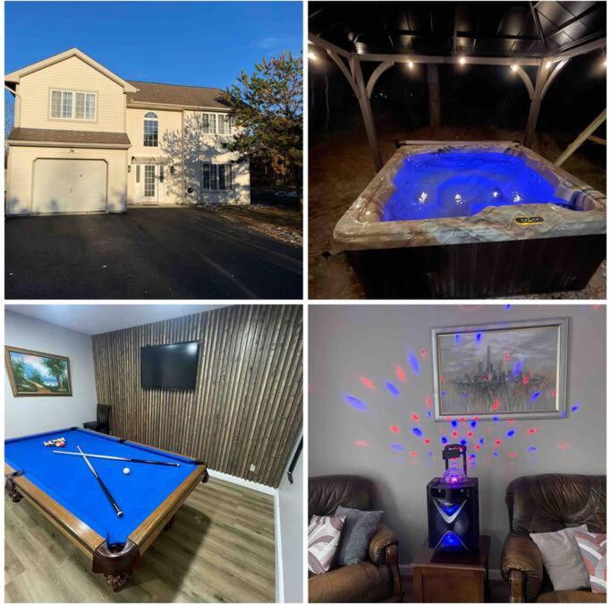 Tunkhannock Township House | Quiet Private House w Hot Tub/Fire pit/Games