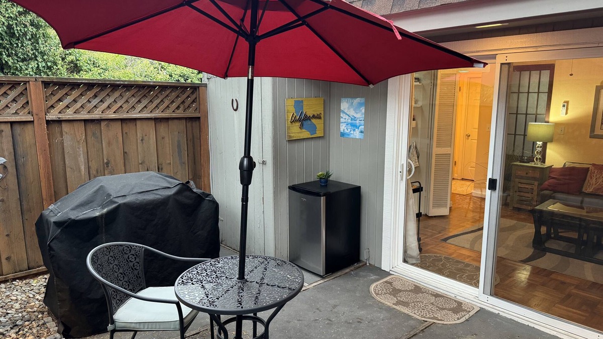 Los Gatos Apartment | Quiet Private Los Gatos Cottage A