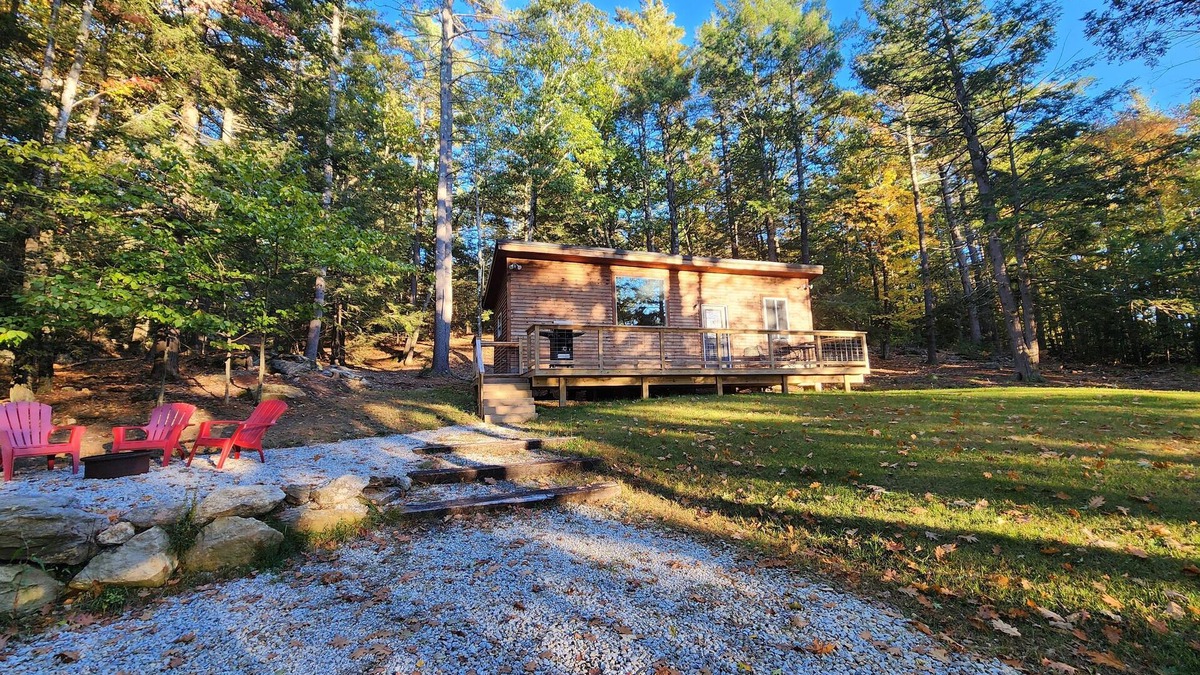 New Ipswich House | Quiet private pond getaway