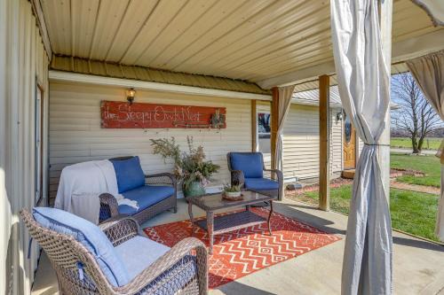 New Haven  Huron County House | Quiet Shiloh Retreat with Spacious Yard and Fireplace!