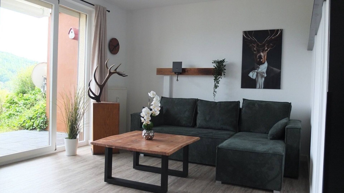 Bad Laasphe Apartment | Quiet vacation apartment (50m2) with distant view