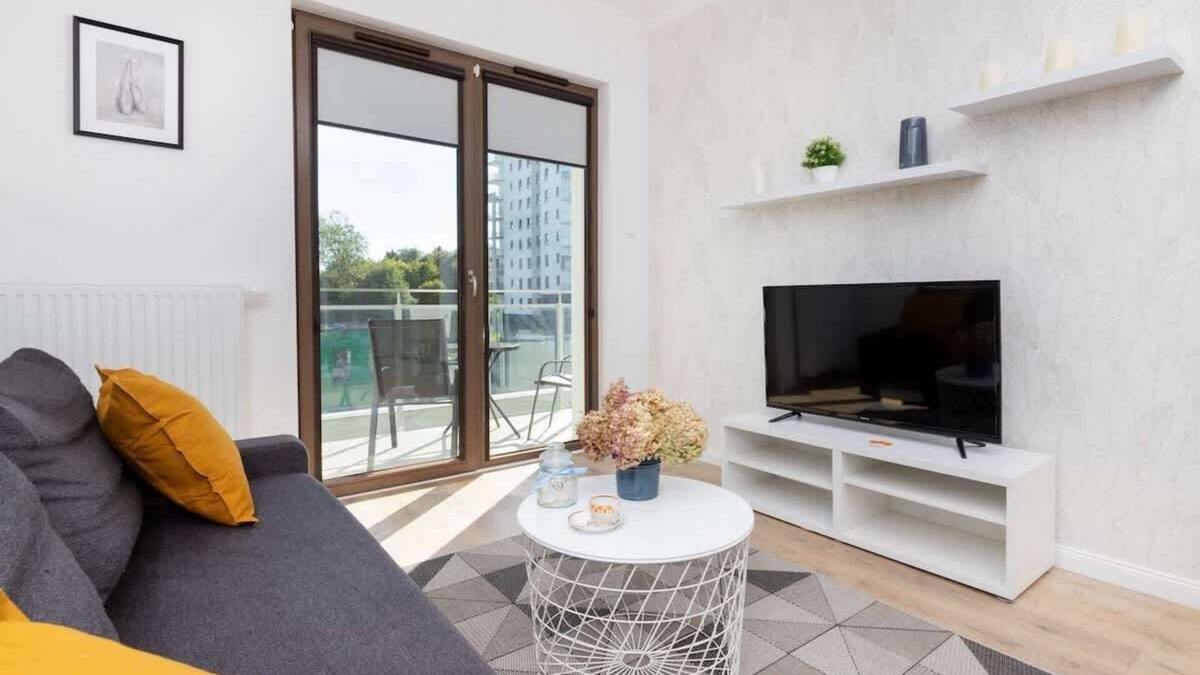Piecki-Migowo Apartment | Rakoczego 30 | Gdańsk | Elegant Apartment | Balcony
