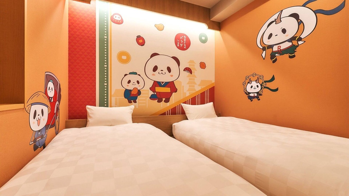 Azumabashi Apartment | Rakuten STAY TokyoAsakusaOkaimono Panda TwinRoomB/Sumida-ku Tokyo