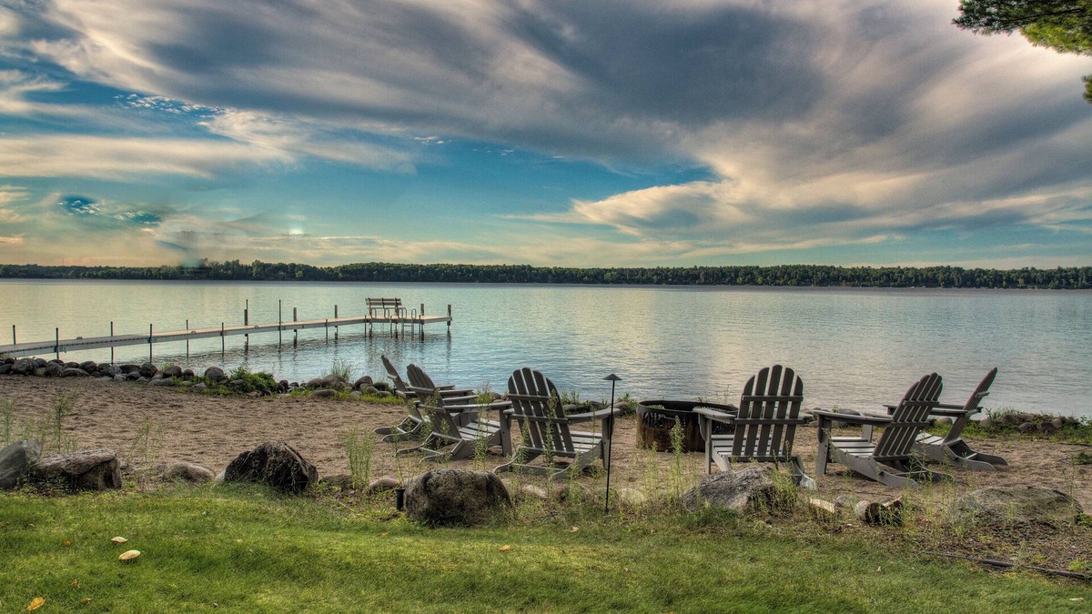 Crosslake House | Rare Beach Front Property on Lower Whitefish