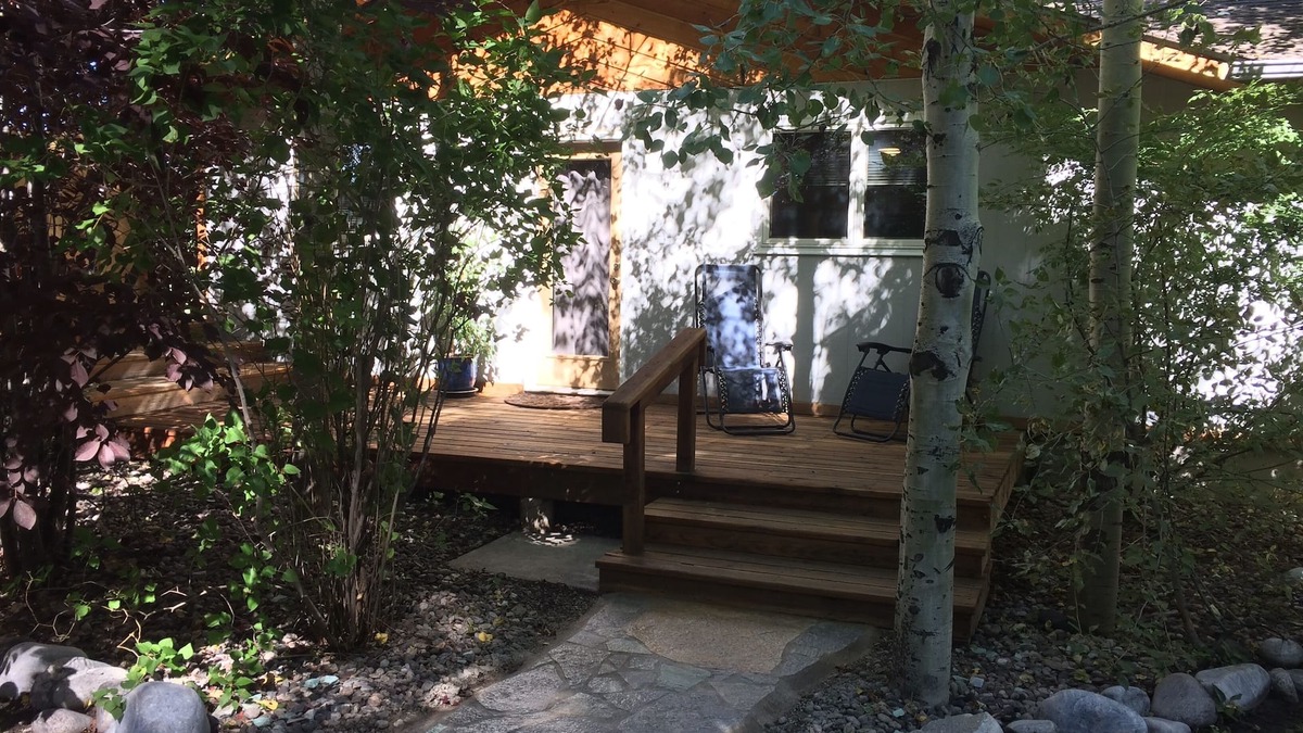Bozeman Cottage | Rare Find! Cozy cottage tucked away, private setting next to creek near downtown